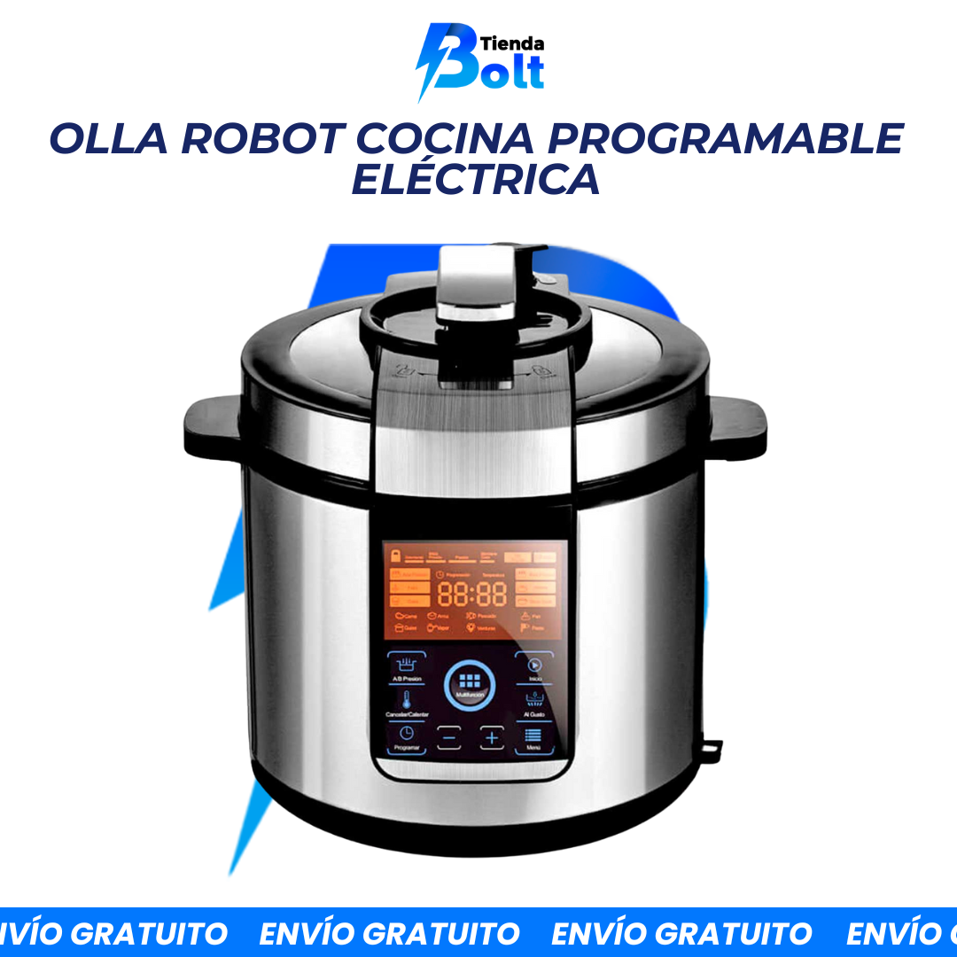 Olla Robot Cocina Programable Eléctrica 14 Programas Gridinlux